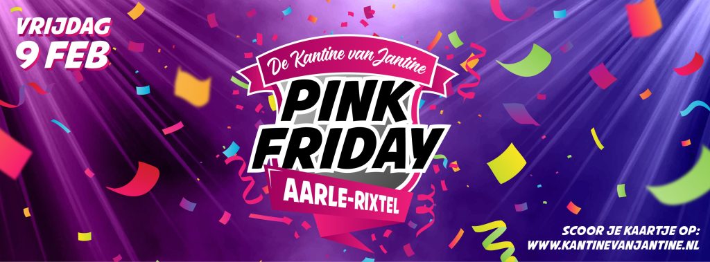 Pink Friday Kantine van Jantine